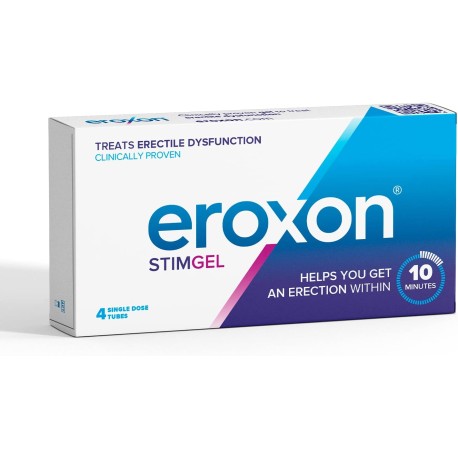 Eroxon StimGel Treatment Gel for Erectile Dysfunction - 4 Single Dose Tubes